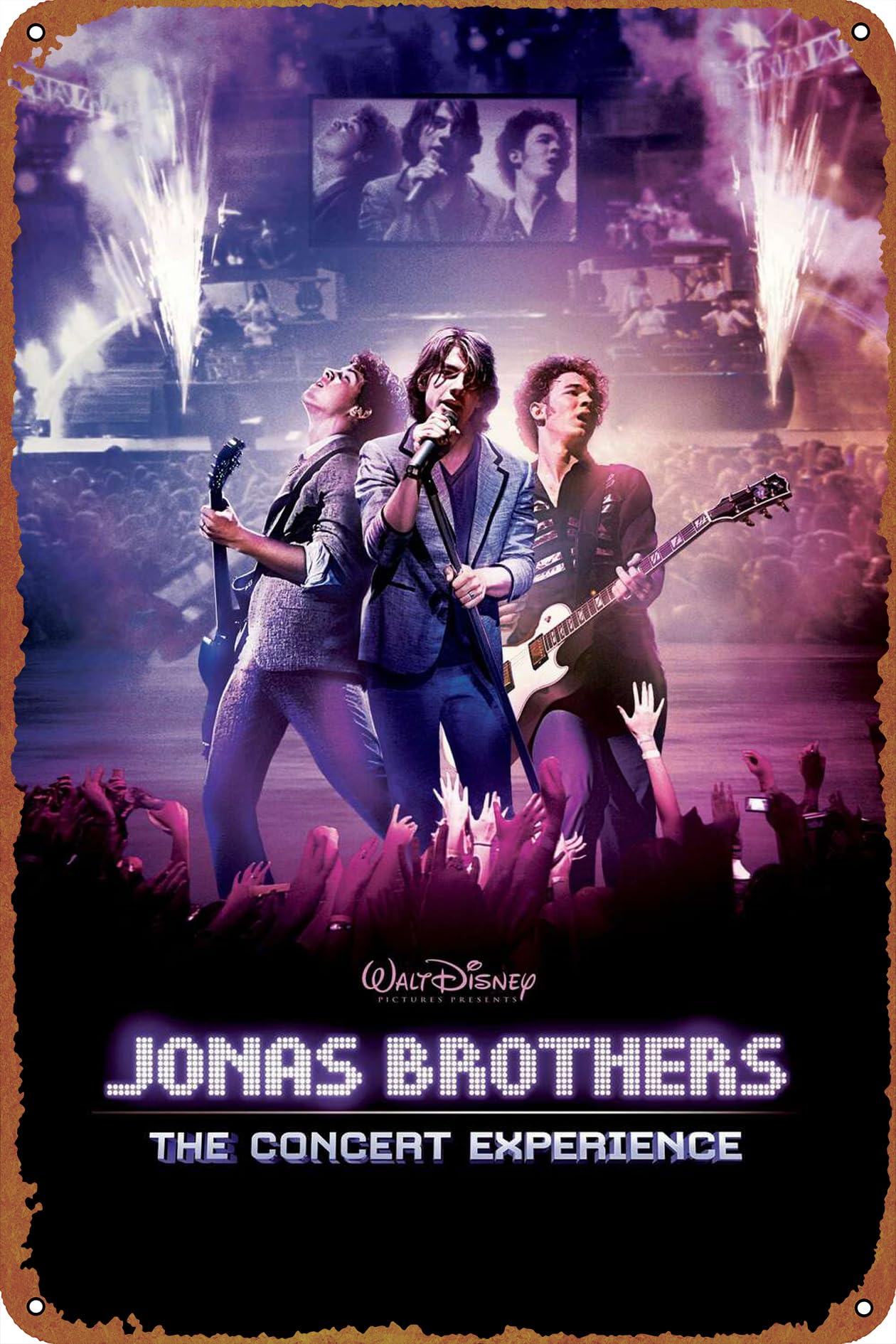Jonas Brothers live tour poster 2026
